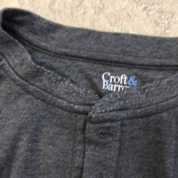 Men’s grey Henley long sleeve XL - Picture 4 of 5